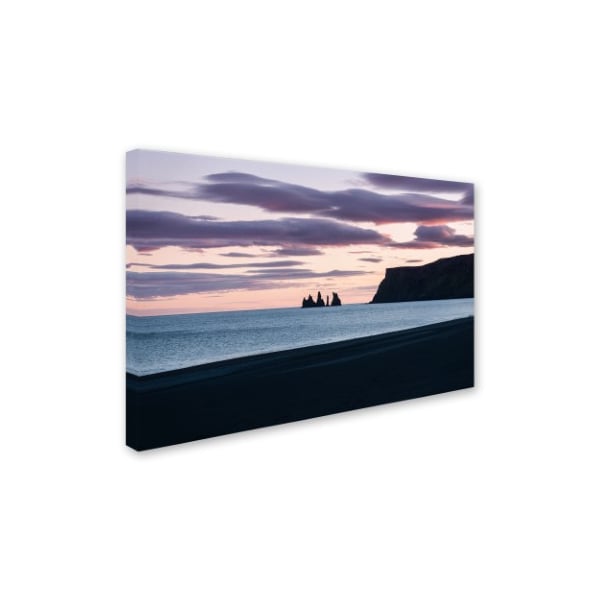 Philippe Sainte-Laudy 'Night Falls On Reynisdrangar' Canvas Art,16x24